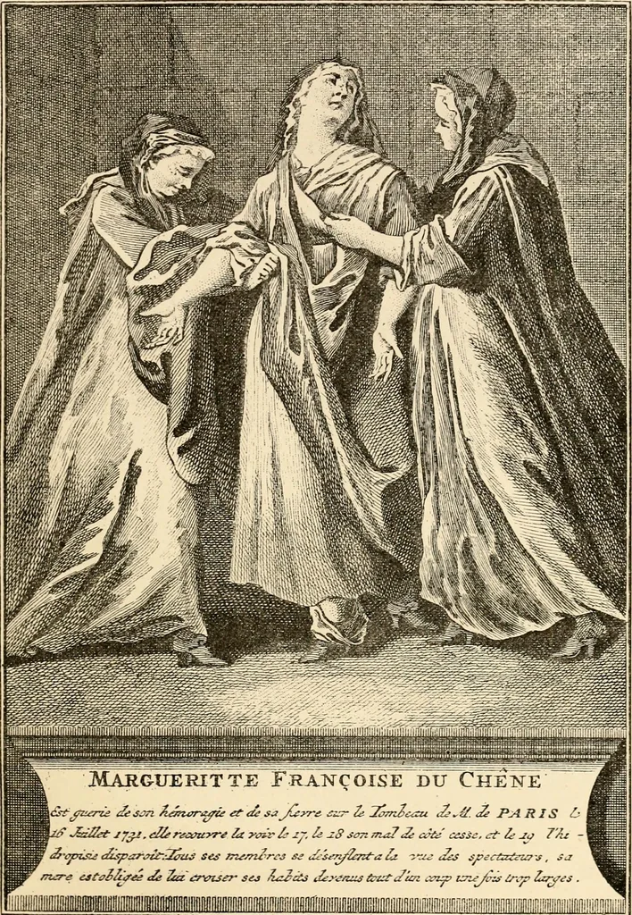 An illustration from Les maladies épidémiques de l'esprit; sorcellerie, magnétisme, morphinisme, délire des grandeurs, 1887, leaf 156