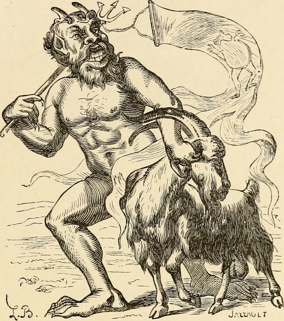An illustration from Les maladies épidémiques de l'esprit; sorcellerie, magnétisme, morphinisme, délire des grandeurs, 1887, leaf 22