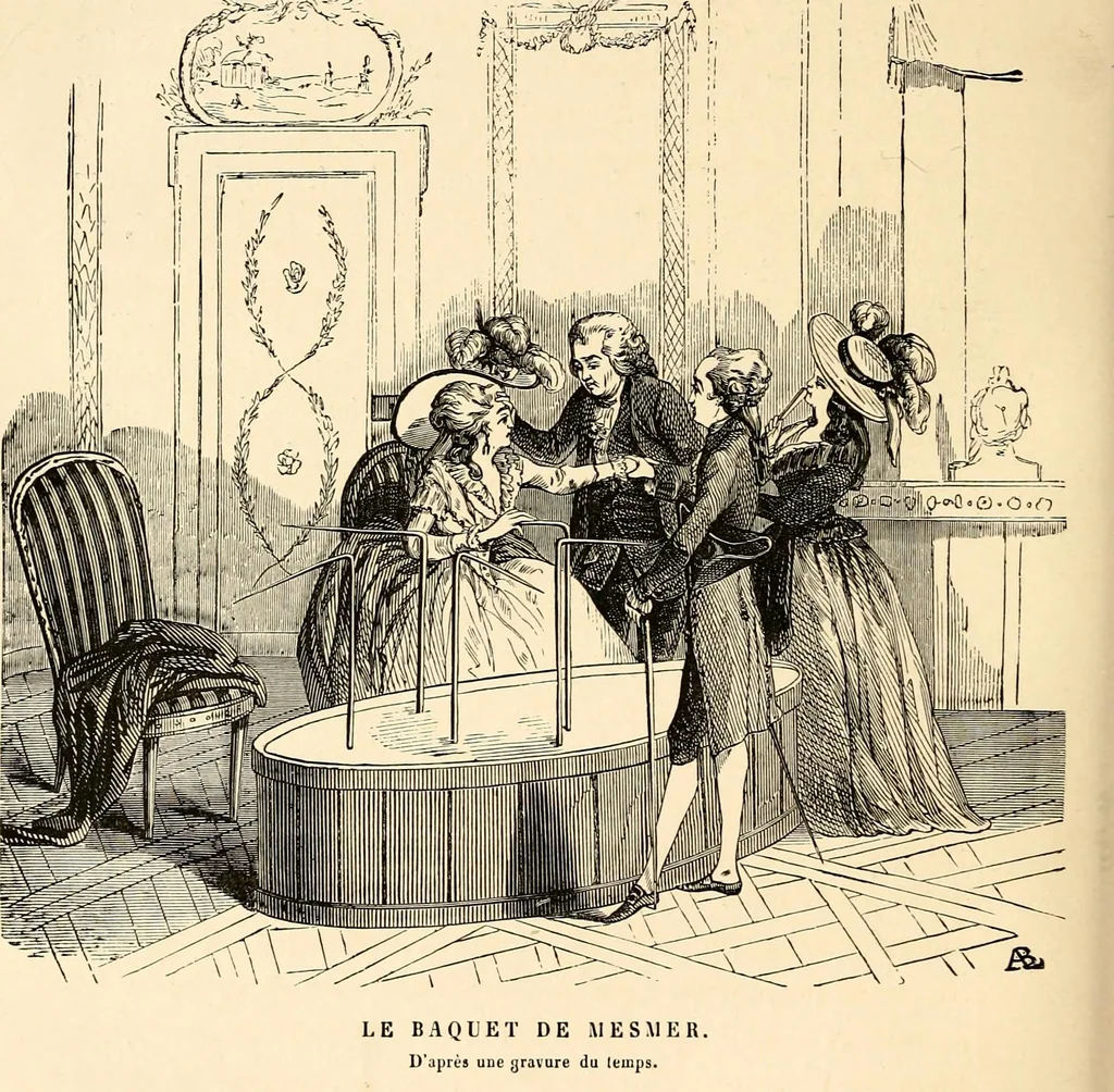 An illustration from Les maladies épidémiques de l'esprit; sorcellerie, magnétisme, morphinisme, délire des grandeurs, 1887, leaf 249