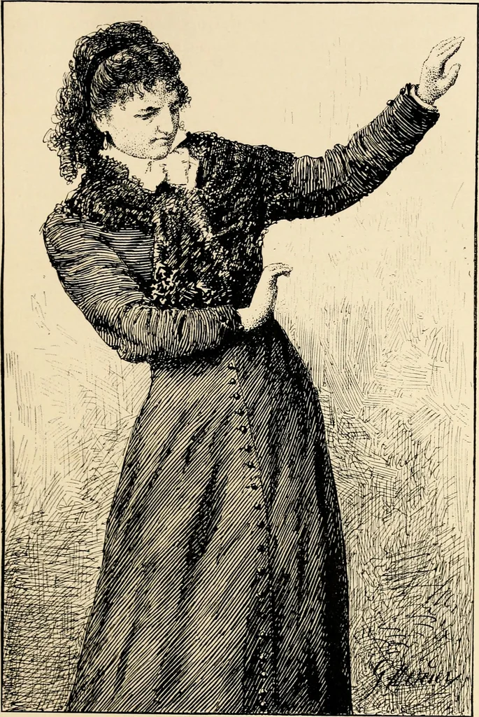 An illustration from Les maladies épidémiques de l'esprit; sorcellerie, magnétisme, morphinisme, délire des grandeurs, 1887, leaf 290