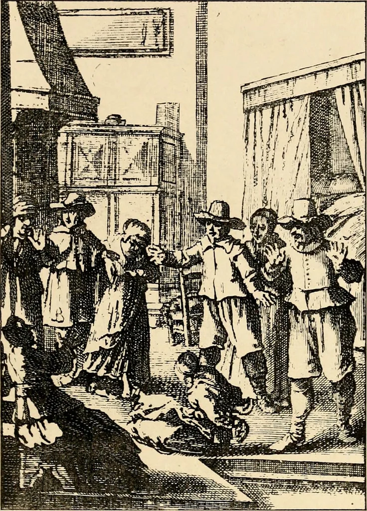An illustration from Les maladies épidémiques de l'esprit; sorcellerie, magnétisme, morphinisme, délire des grandeurs, 1887, leaf 36