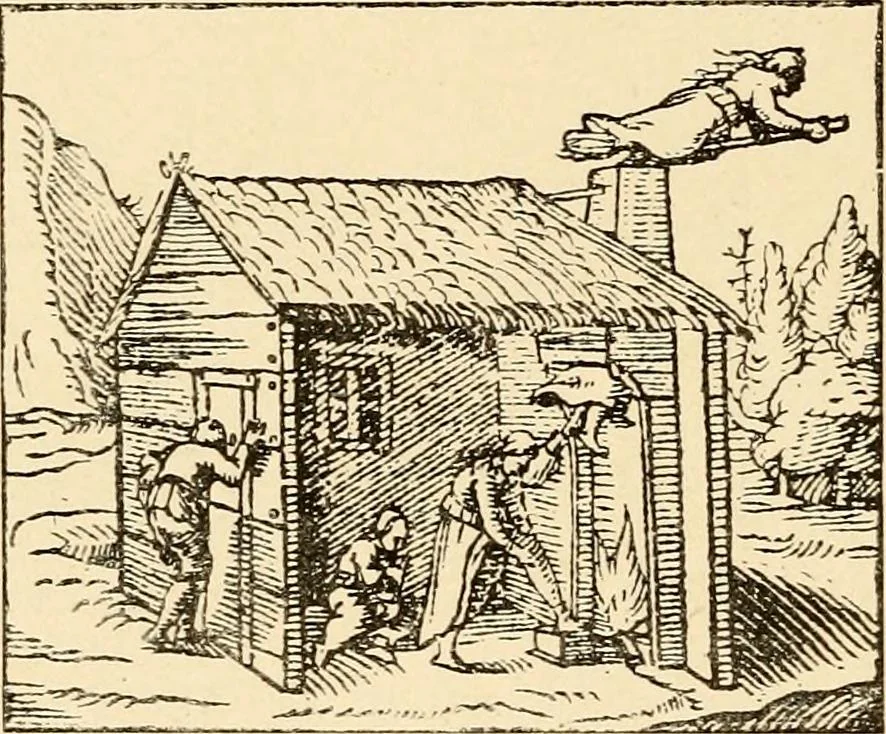 An illustration from Les maladies épidémiques de l'esprit; sorcellerie, magnétisme, morphinisme, délire des grandeurs, 1887, leaf 39