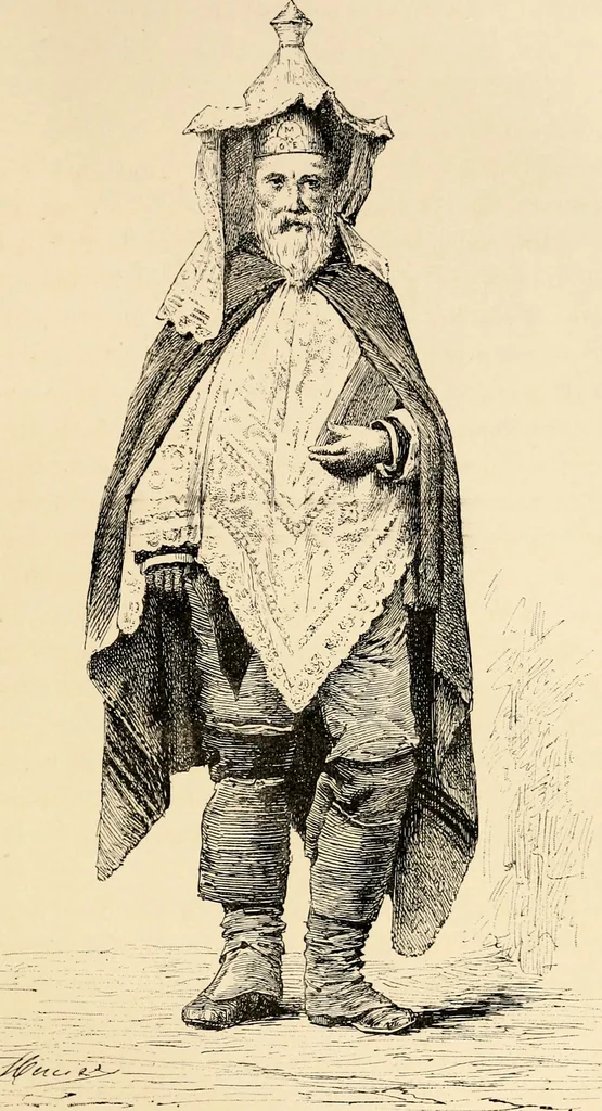 An illustration from Les maladies épidémiques de l'esprit; sorcellerie, magnétisme, morphinisme, délire des grandeurs, 1887, leaf 404