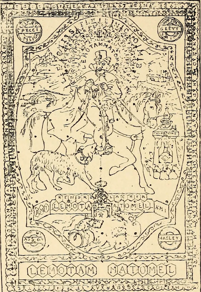 An illustration from Les maladies épidémiques de l'esprit; sorcellerie, magnétisme, morphinisme, délire des grandeurs, 1887, leaf 407