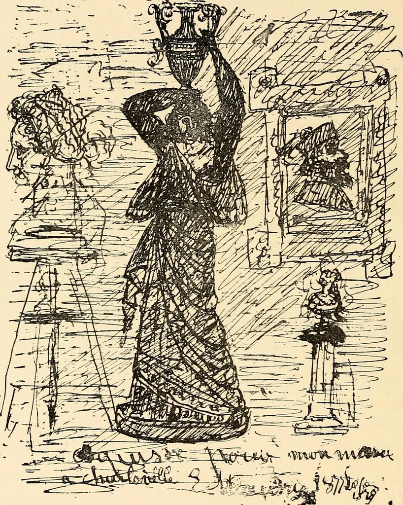 An illustration from Les maladies épidémiques de l'esprit; sorcellerie, magnétisme, morphinisme, délire des grandeurs, 1887, leaf 415