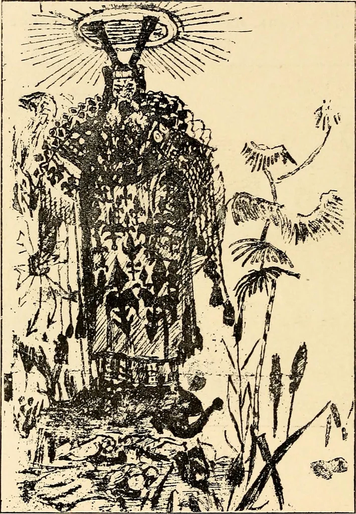 An illustration from Les maladies épidémiques de l'esprit; sorcellerie, magnétisme, morphinisme, délire des grandeurs, 1887, leaf 435