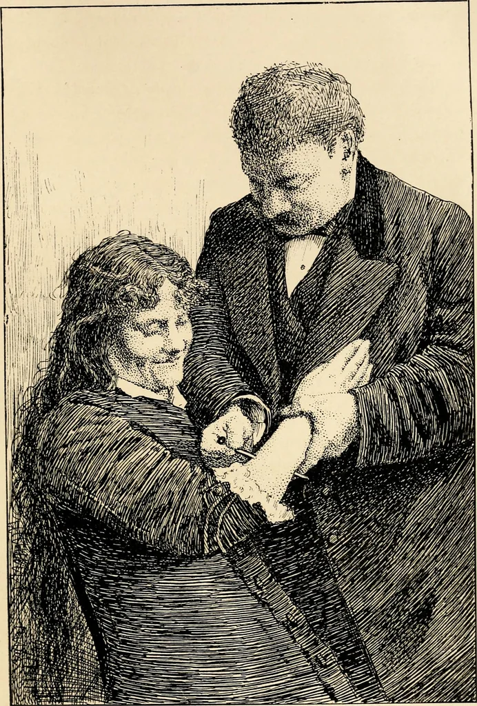 An illustration from Les maladies épidémiques de l'esprit; sorcellerie, magnétisme, morphinisme, délire des grandeurs, 1887, leaf 96