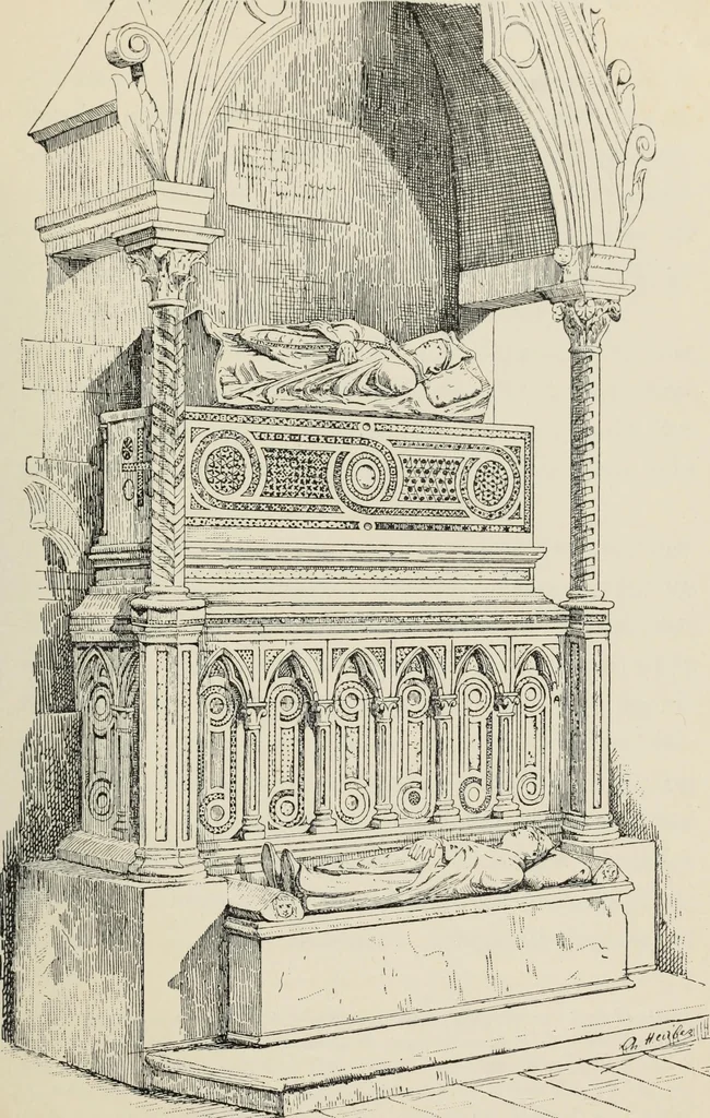An illustration from Les marbriers romains et le mobilier presbytéral, 1897, leaf 326