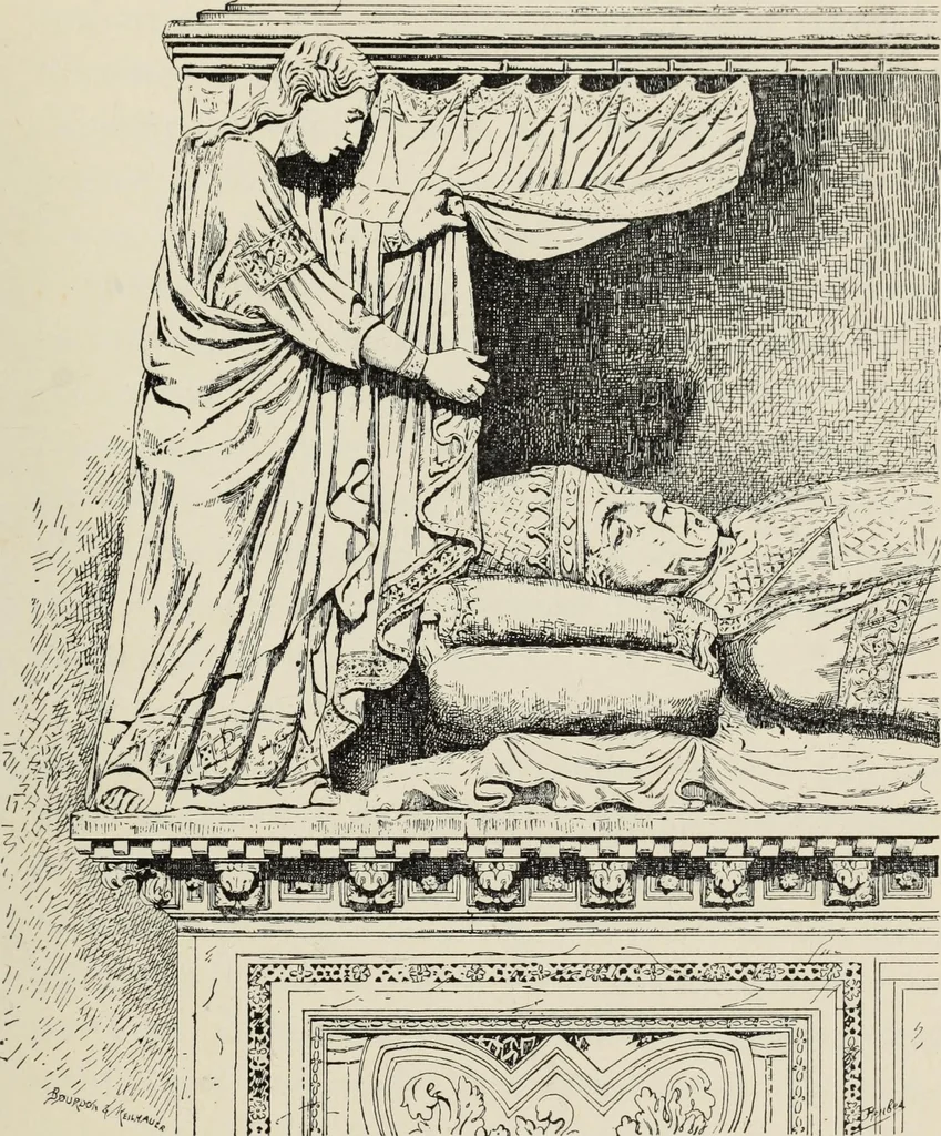 An illustration from Les marbriers romains et le mobilier presbytéral, 1897, leaf 334