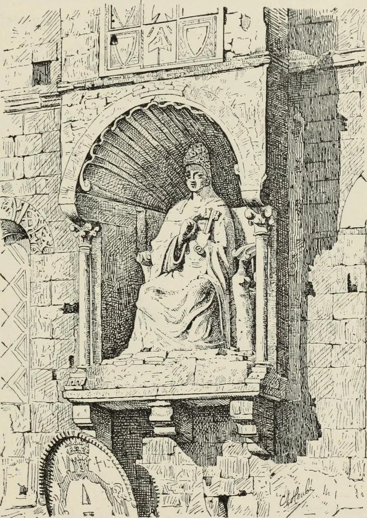 An illustration from Les marbriers romains et le mobilier presbytéral, 1897, leaf 340
