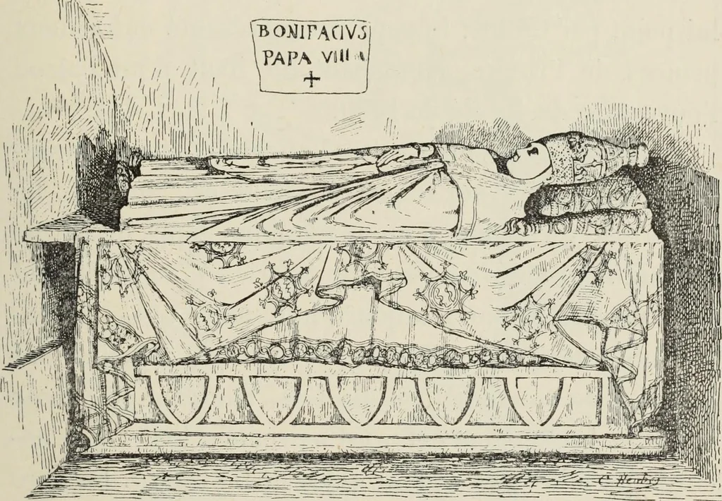 An illustration from Les marbriers romains et le mobilier presbytéral, 1897, leaf 342