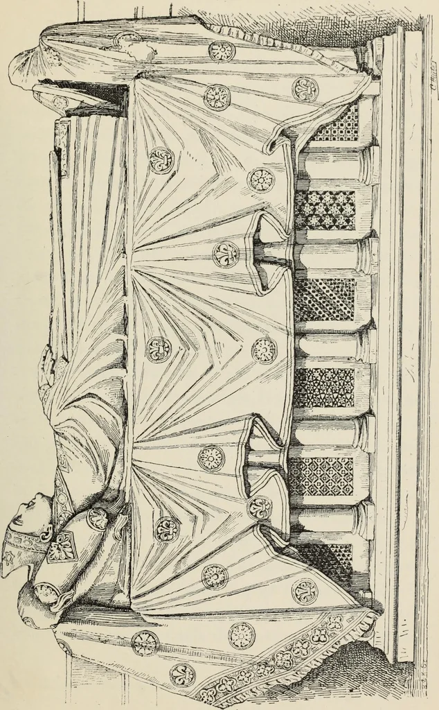 An illustration from Les marbriers romains et le mobilier presbytéral, 1897, leaf 344