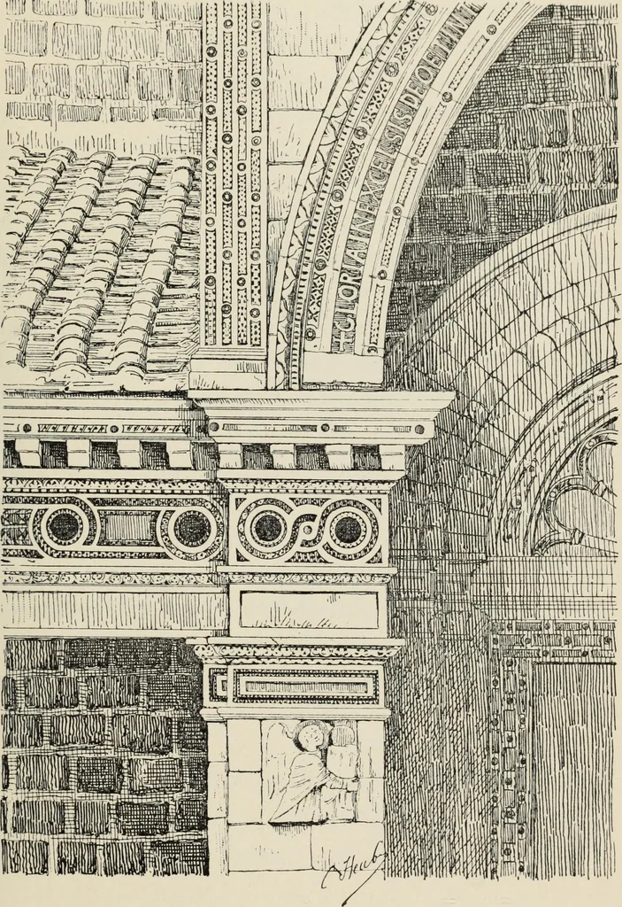 An illustration from Les marbriers romains et le mobilier presbytéral, 1897, leaf 378