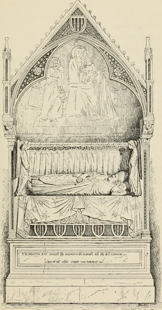 An illustration from Les marbriers romains et le mobilier presbytéral, 1897, leaf 404