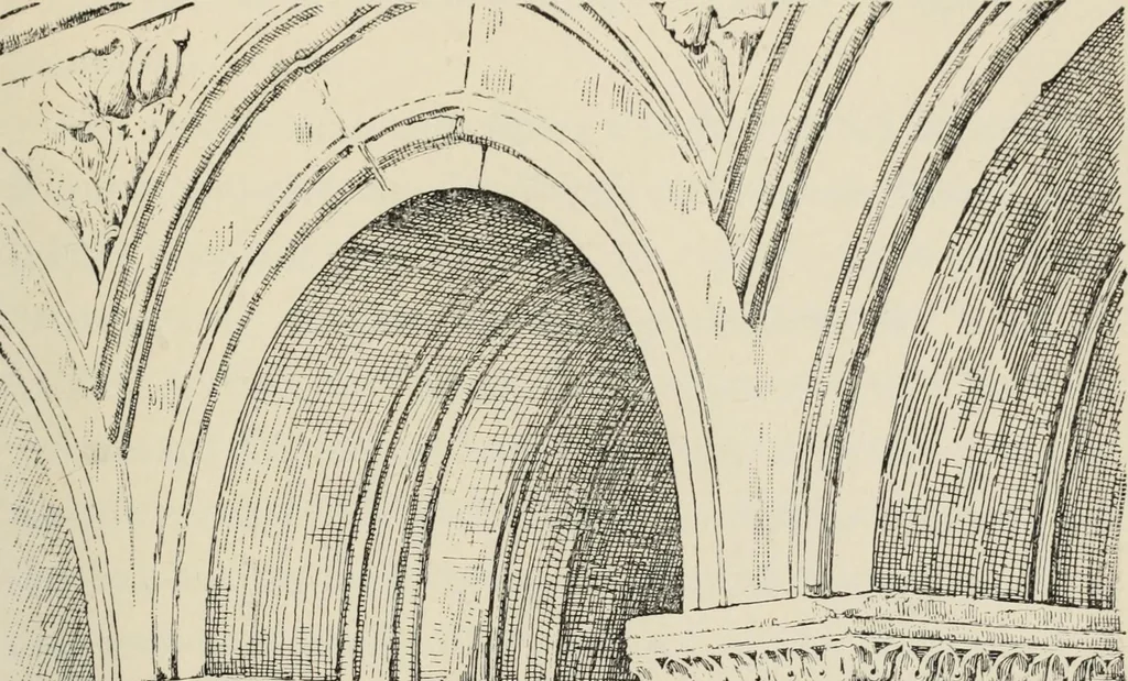 An illustration from Les marbriers romains et le mobilier presbytéral, 1897, leaf 450