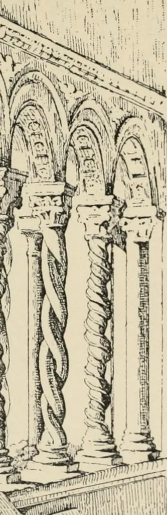 An illustration from Les marbriers romains et le mobilier presbytéral, 1897, leaf 480
