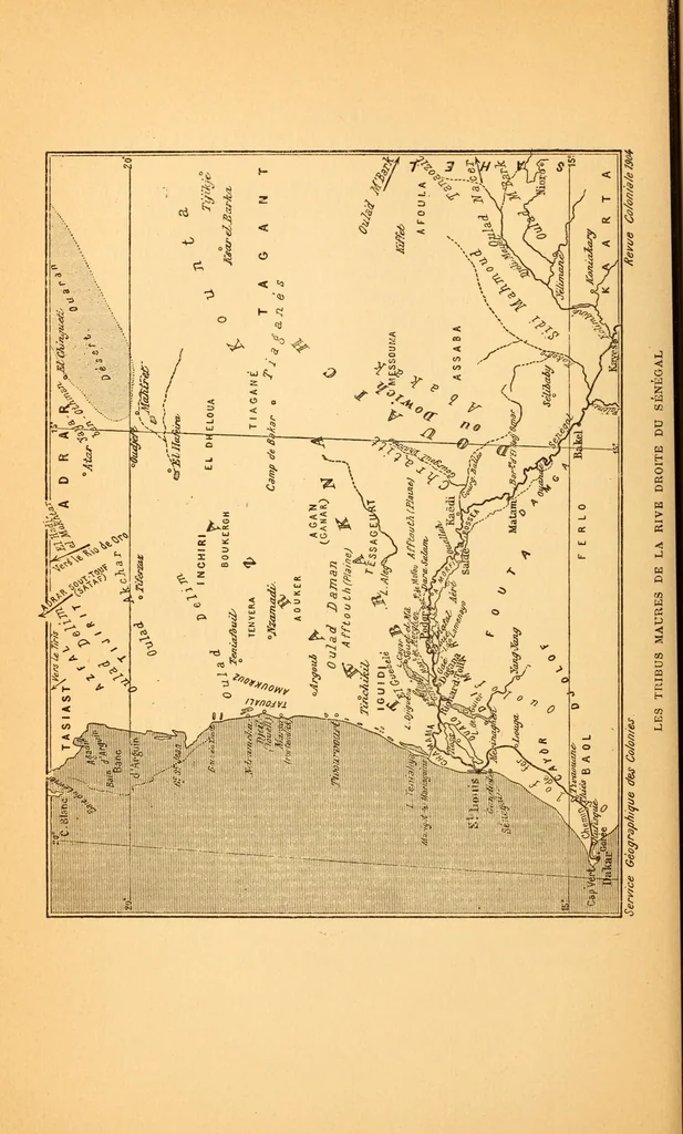An illustration from Les Maures de l'Afrique occidentale française, 1904, leaf 30