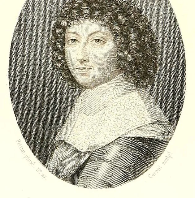 An illustration from Les émaux de Petitot du Musée imperial du Louvre. Portraits de personnages historiques et de femmes célèbres du siècle de Louis XIV, 1862, leaf 120