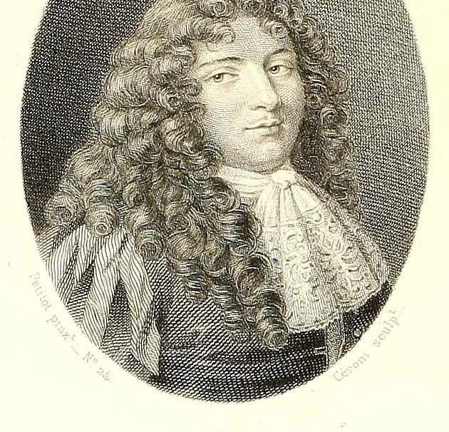 An illustration from Les émaux de Petitot du Musée imperial du Louvre. Portraits de personnages historiques et de femmes célèbres du siècle de Louis XIV, 1862, leaf 288