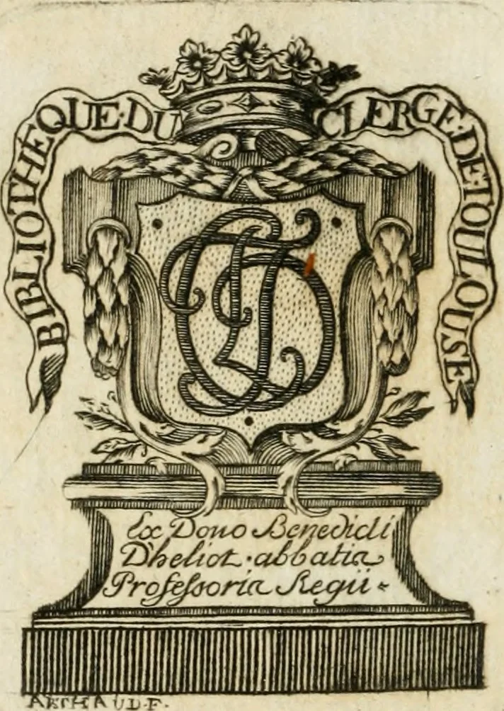 An illustration from Les meditations metaphysiqves de René Des-cartes, tovchant la premiere philosophie dans lesquelles l'existence de Dieu, & la distinction réelle entre l'ame & le corps de l'homme, sont demonstrées, 1647, leaf 1
