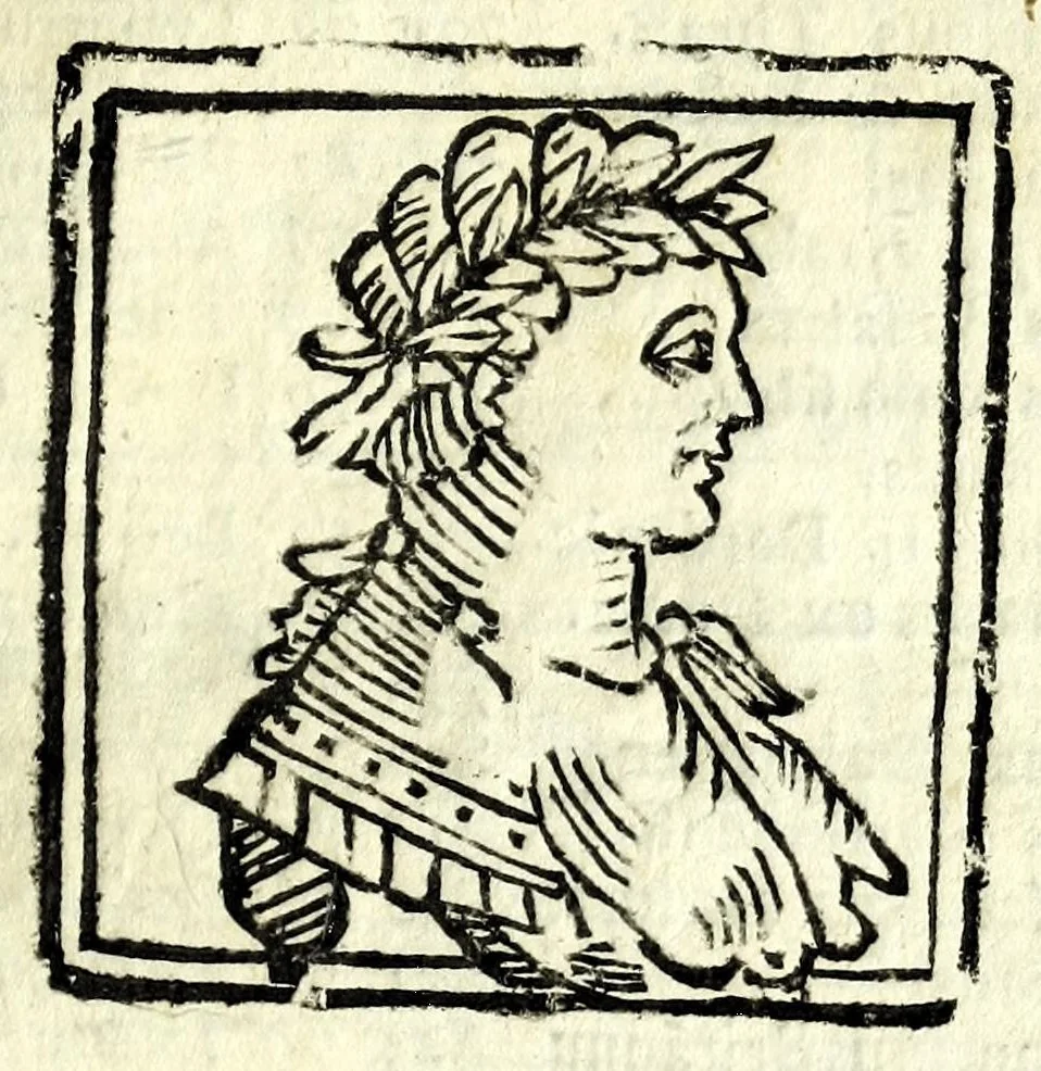 An illustration from Les merueilles de la ville de Rome : ou est traitè des eglises, stations & reliques des corps saints qui y sont : auec la guide qui enseigne aux estrangers à aysement trouuer les choses plus remarquables de Rome : ensemble les noms des papes, empereurs, & autres princes chrestiens, 1690, leaf 121