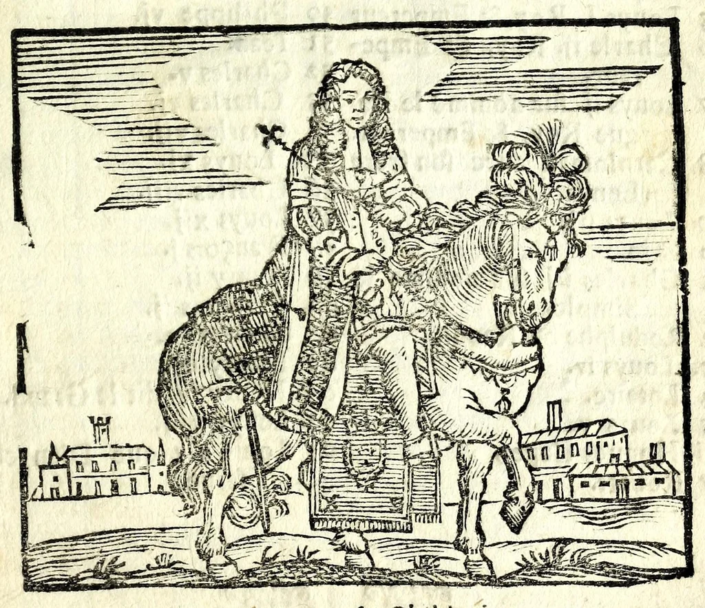 An illustration from Les merueilles de la ville de Rome : ou est traitè des eglises, stations & reliques des corps saints qui y sont : auec la guide qui enseigne aux estrangers à aysement trouuer les choses plus remarquables de Rome : ensemble les noms des papes, empereurs, & autres princes chrestiens, 1690, leaf 123