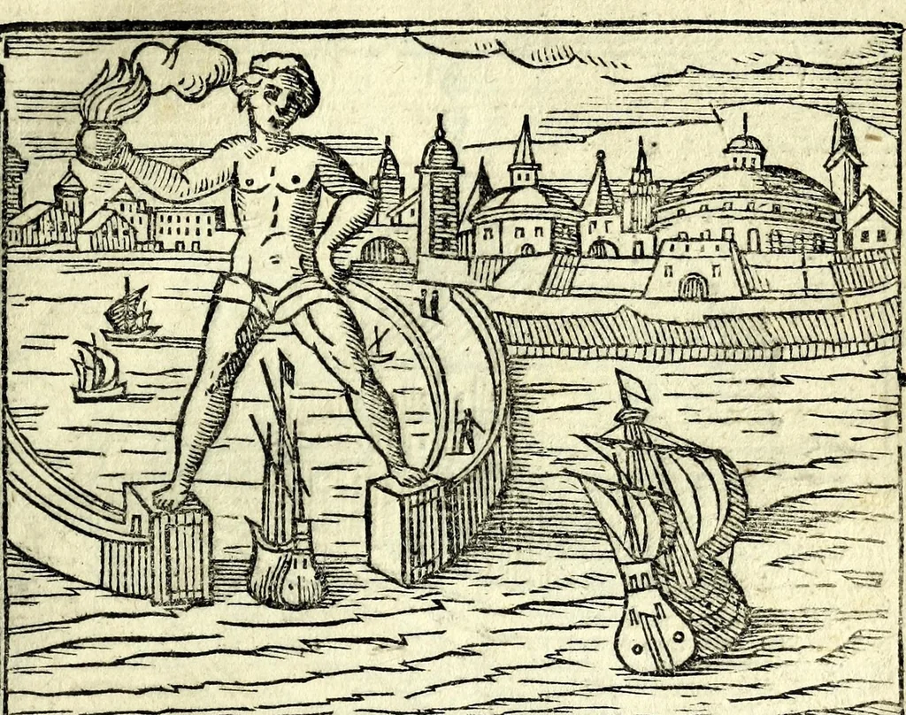 An illustration from Les merueilles de la ville de Rome : ou est traitè des eglises, stations & reliques des corps saints qui y sont : auec la guide qui enseigne aux estrangers à aysement trouuer les choses plus remarquables de Rome : ensemble les noms des papes, empereurs, & autres princes chrestiens, 1690, leaf 135