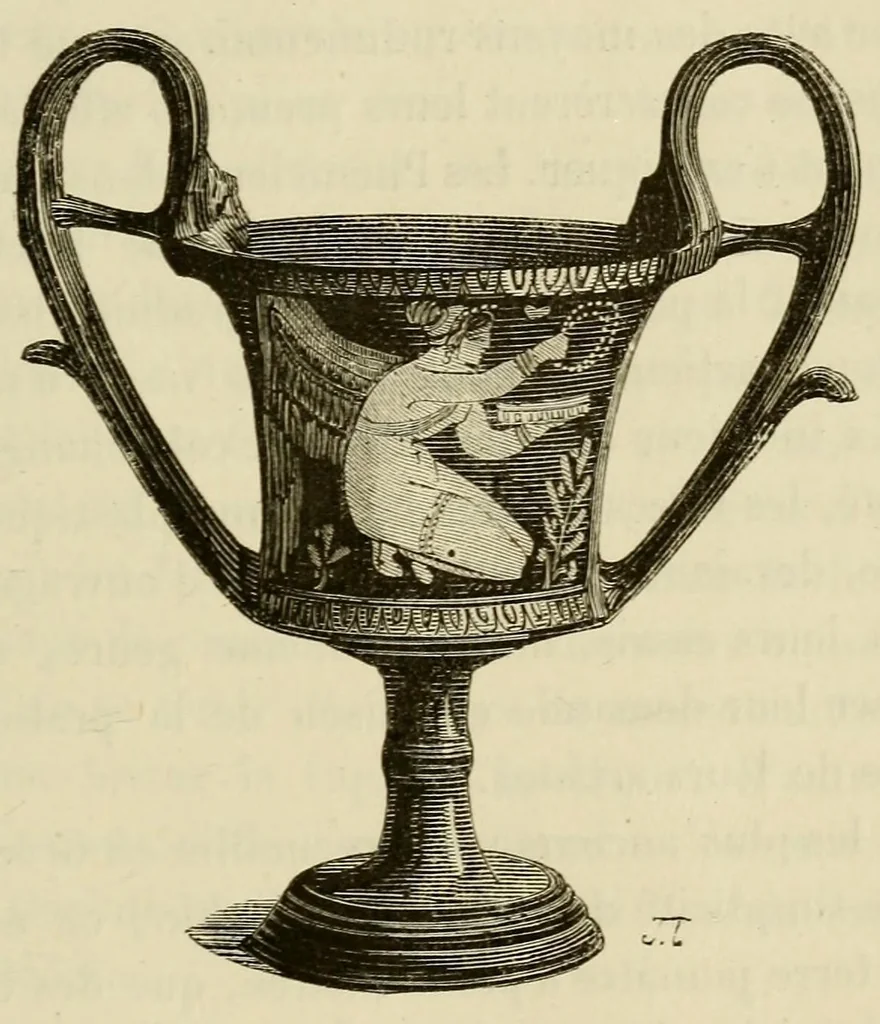 An illustration from Les merveilles de la céramique; ou, L'art de façonner et décorer les vases en terre cuite, faïence, grès et porcelaine, depuis les temps antiques jusqua'à nos jours, 1868, leaf 11