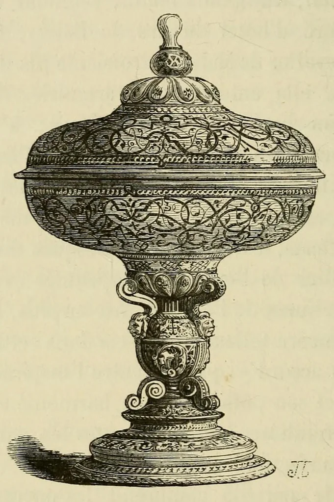 An illustration from Les merveilles de la céramique; ou, L'art de façonner et décorer les vases en terre cuite, faïence, grès et porcelaine, depuis les temps antiques jusqua'à nos jours, 1868, leaf 298