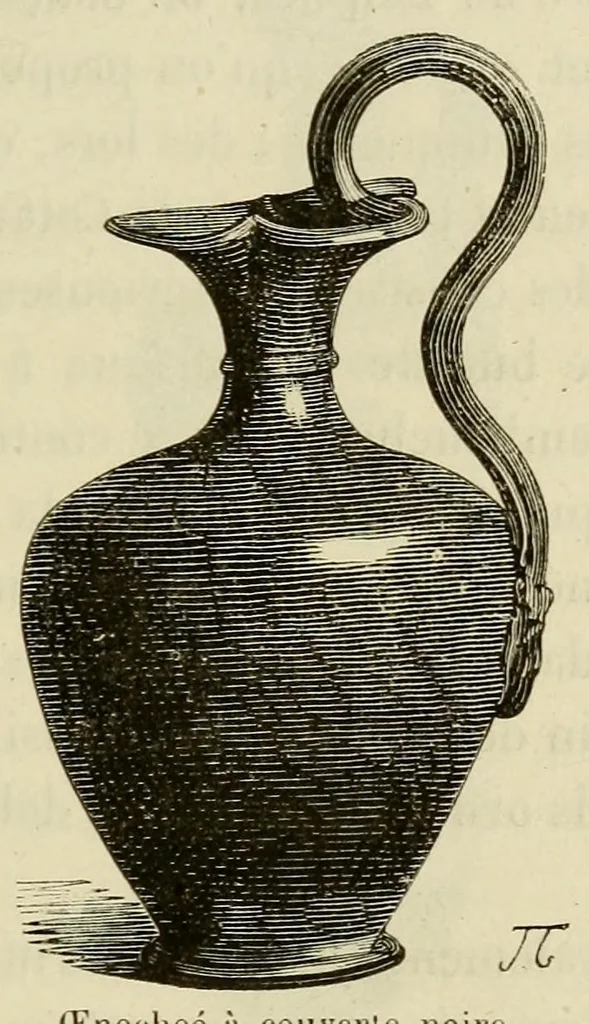 An illustration from Les merveilles de la céramique; ou, L'art de façonner et décorer les vases en terre cuite, faïence, grès et porcelaine, depuis les temps antiques jusqua'à nos jours, 1868, leaf 71