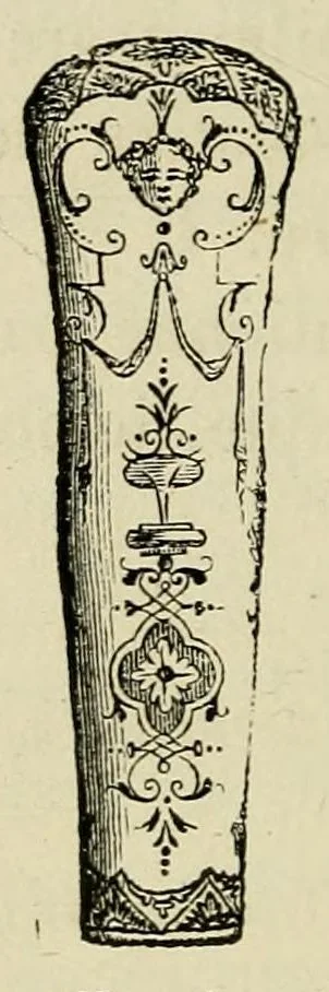 An illustration from Les merveilles de la céramique; ou, L'art de façonner et décorer les vases en terre cuite, faïence, grès et porcelaine, depuis les temps antiques jusqua'à nos jours, 1868, leaf 120