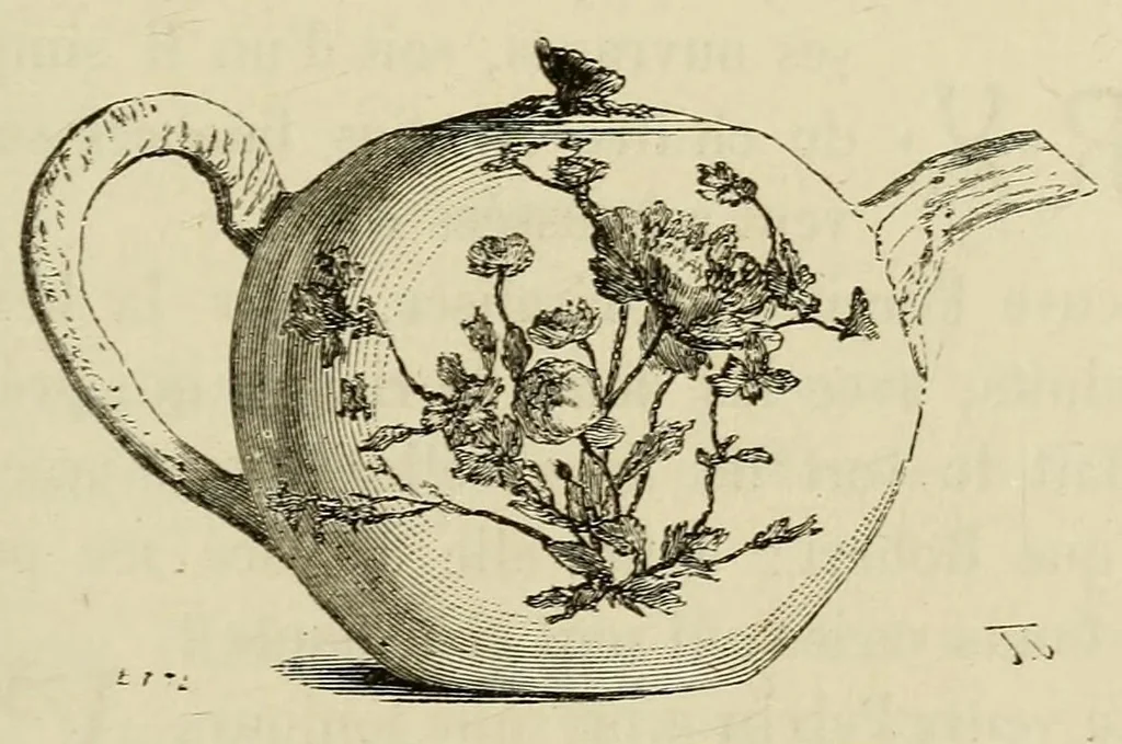 An illustration from Les merveilles de la céramique; ou, L'art de façonner et décorer les vases en terre cuite, faïence, grès et porcelaine, depuis les temps antiques jusqua'à nos jours, 1868, leaf 133