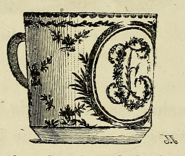 An illustration from Les merveilles de la céramique; ou, L'art de façonner et décorer les vases en terre cuite, faïence, grès et porcelaine, depuis les temps antiques jusqua'à nos jours, 1868, leaf 328