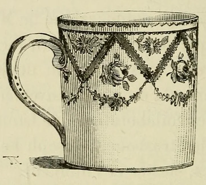 An illustration from Les merveilles de la céramique; ou, L'art de façonner et décorer les vases en terre cuite, faïence, grès et porcelaine, depuis les temps antiques jusqua'à nos jours, 1868, leaf 338