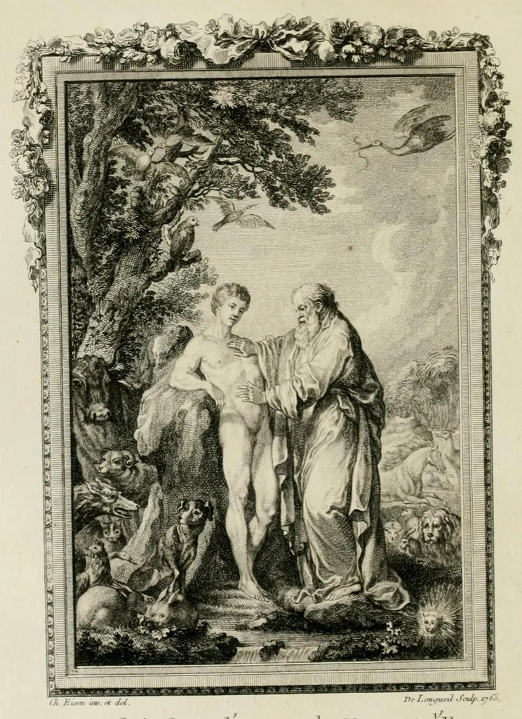 An illustration from Les metamorphoses d'Ovide : en Latin et en François, 1767, leaf 120