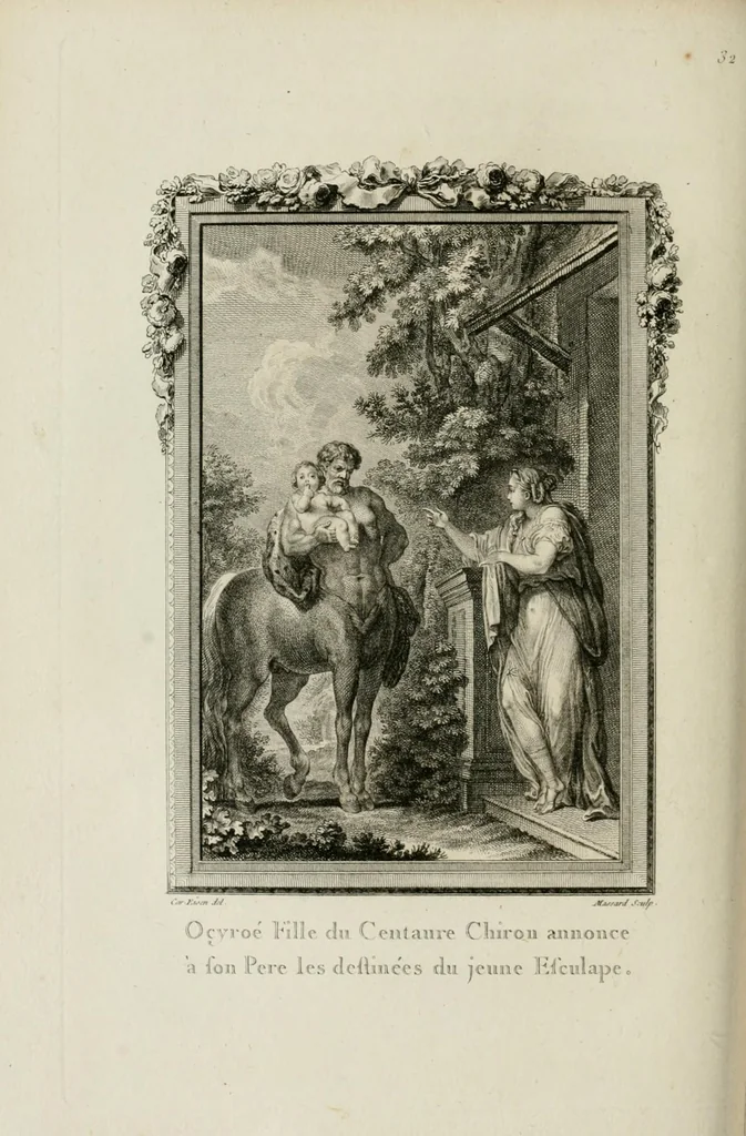 An illustration from Les metamorphoses d'Ovide : en Latin et en François, 1767, leaf 316