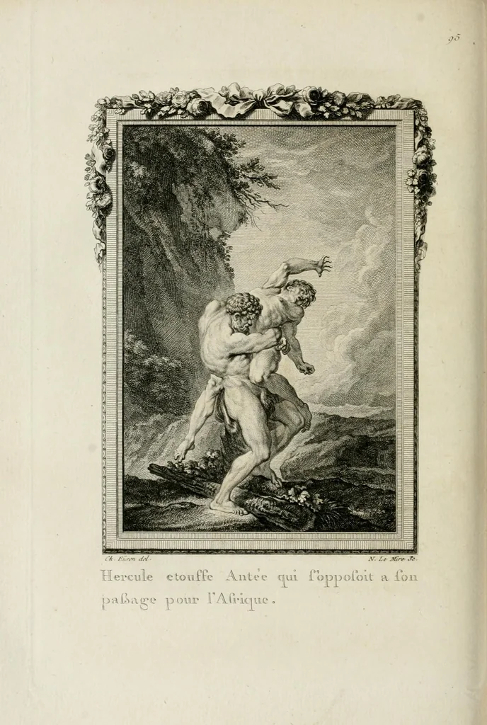 An illustration from Les metamorphoses d'Ovide : en Latin et en François, 1767, leaf 218
