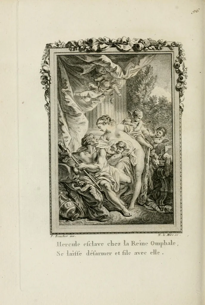 An illustration from Les metamorphoses d'Ovide : en Latin et en François, 1767, leaf 228