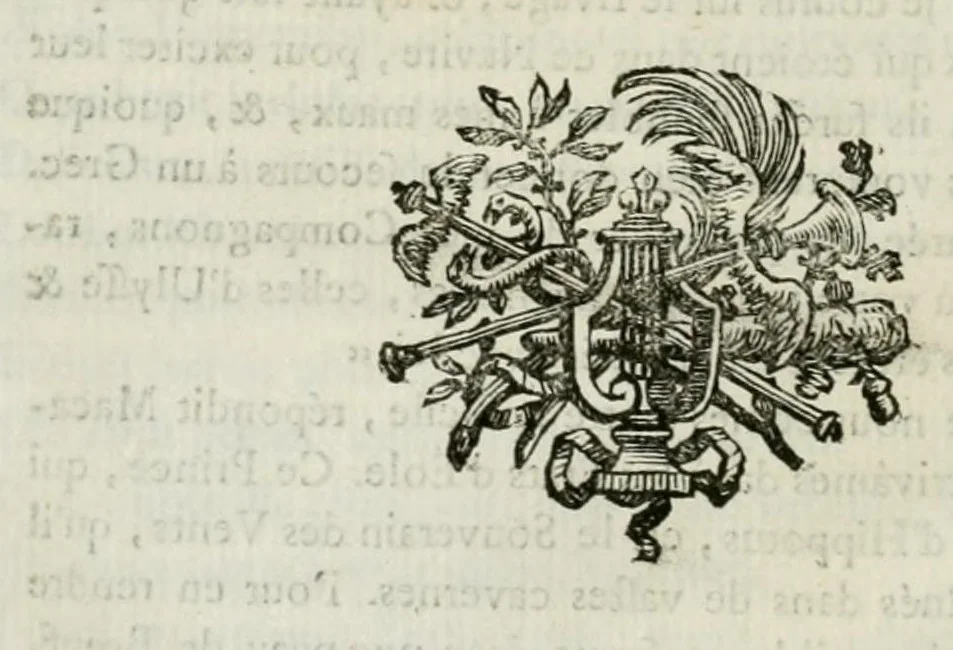 An illustration from Les metamorphoses d'Ovide : en Latin et en François, 1767, leaf 222