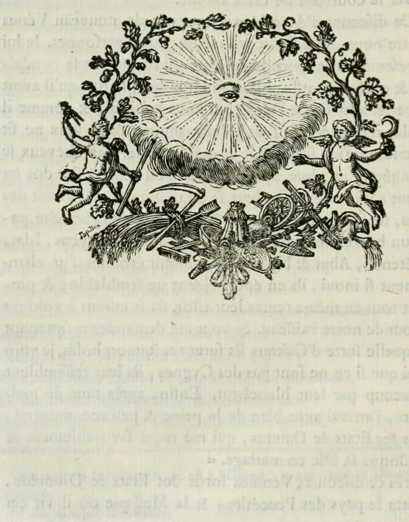An illustration from Les metamorphoses d'Ovide : en Latin et en François, 1767, leaf 252