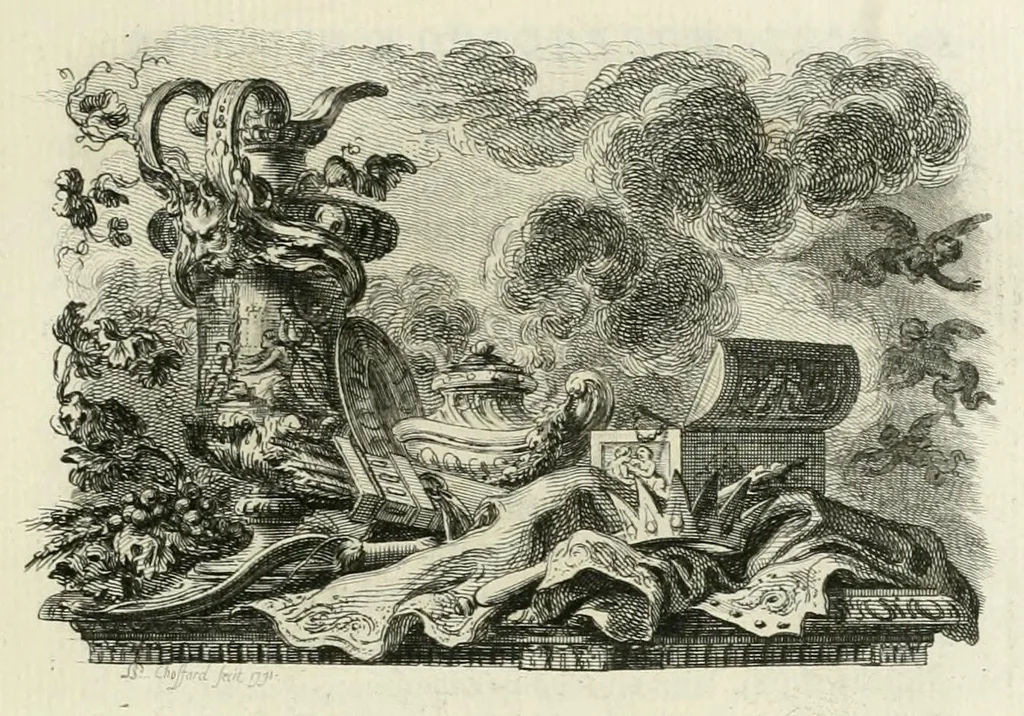 An illustration from Les metamorphoses d'Ovide : en Latin et en François, 1767, leaf 81