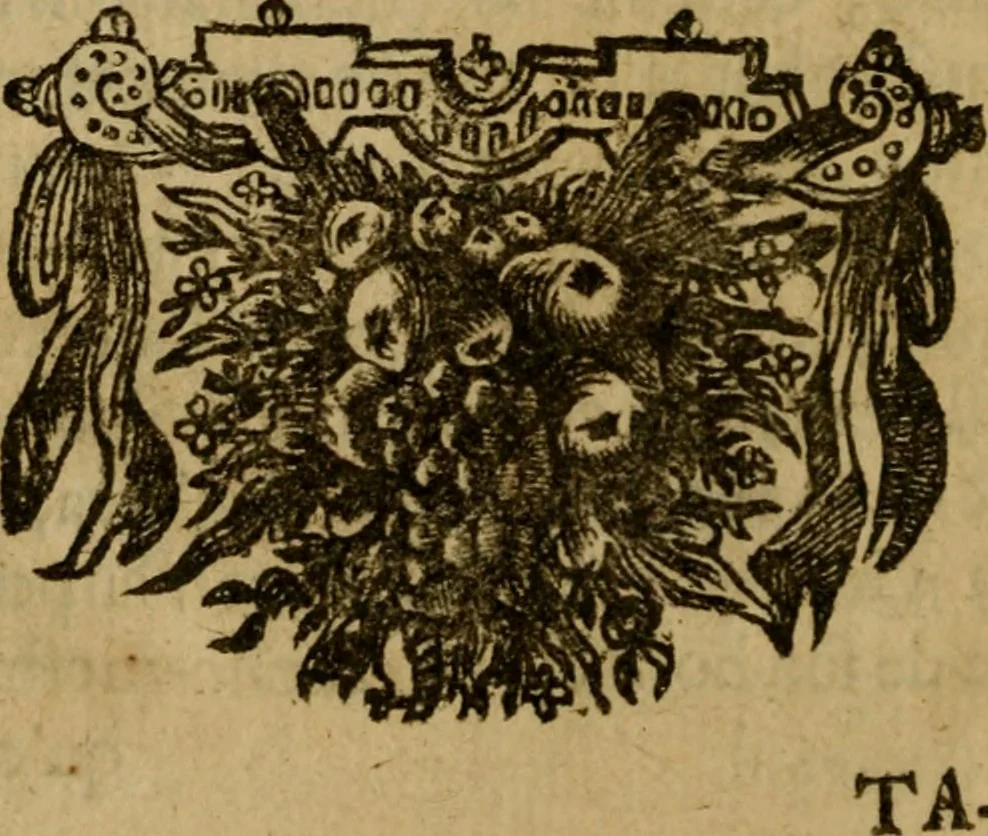 An illustration from Les monumens de Rome, ou, Descriptions des plus beaux ouvrages de peinture, de sculpture, et d'architecture, qui se voyent à Rome, & aux environs : avec des observations sur les principales beautez de ceux de ces ouvrages dont on ne fait pas des descriptions, 1701, leaf 279