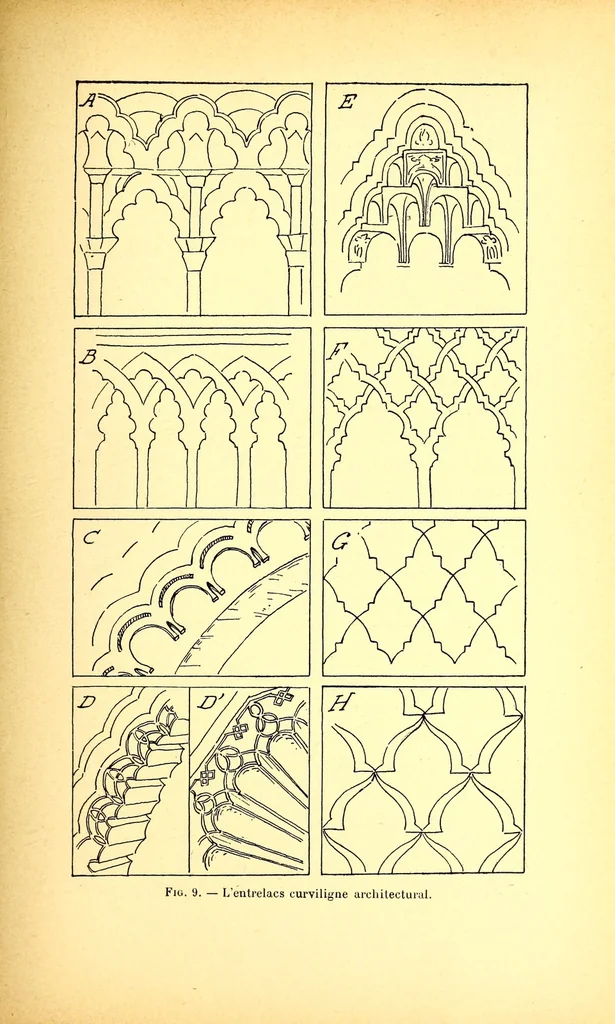 An illustration from Les monuments arabes de Tlemcen, 1903, leaf 113