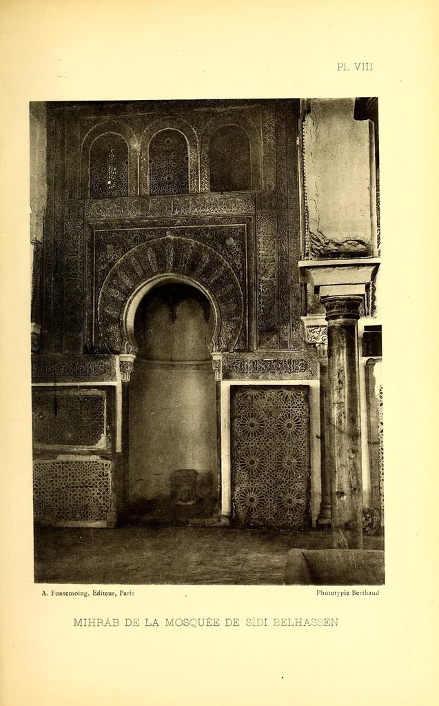 An illustration from Les monuments arabes de Tlemcen, 1903, leaf 201