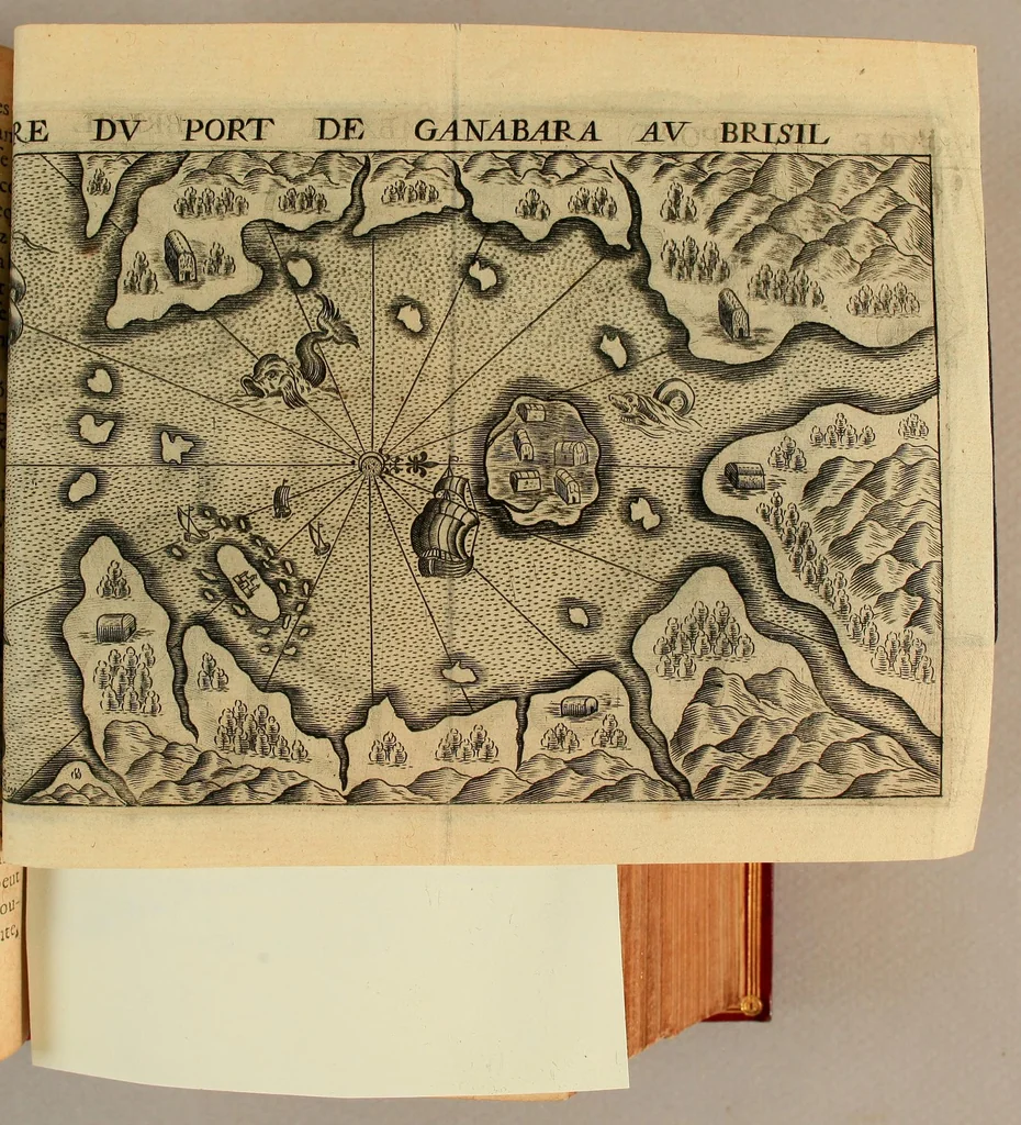 An illustration from Les Muses de la Nouvelle France, 1609, leaf 237