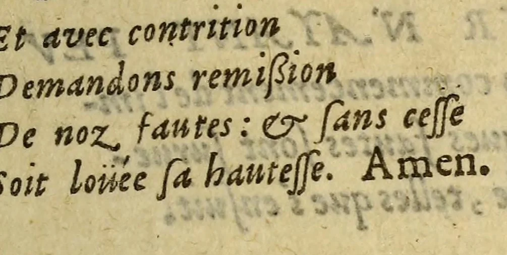 An illustration from Les Muses de la Nouvelle France, 1612, leaf 81
