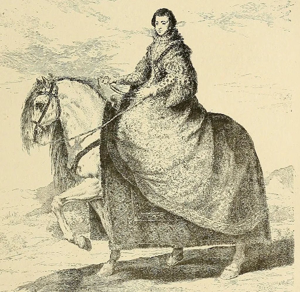 An illustration from Les Musées de Madrid : Le Prado, San Fernando, L'Armeria, 1896, leaf 203