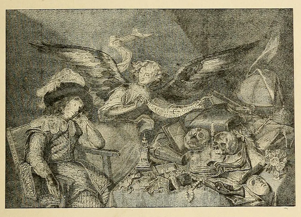 An illustration from Les Musées de Madrid : Le Prado, San Fernando, L'Armeria, 1896, leaf 303