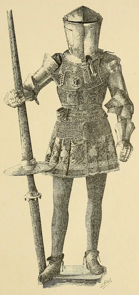 An illustration from Les Musées de Madrid : Le Prado, San Fernando, L'Armeria, 1896, leaf 323