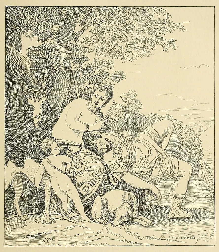 An illustration from Les Musées de Madrid : Le Prado, San Fernando, L'Armeria, 1896, leaf 43